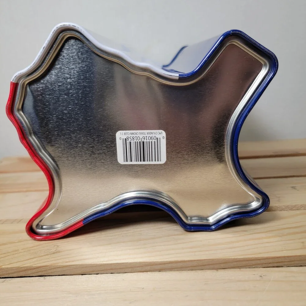 Texas Crown Club Whisky Tin 9.5
